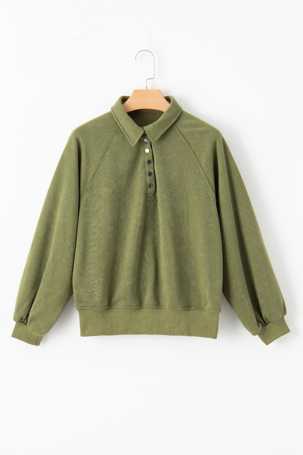 Pink Sequins Candy Cane Round Neck Sweatshirt