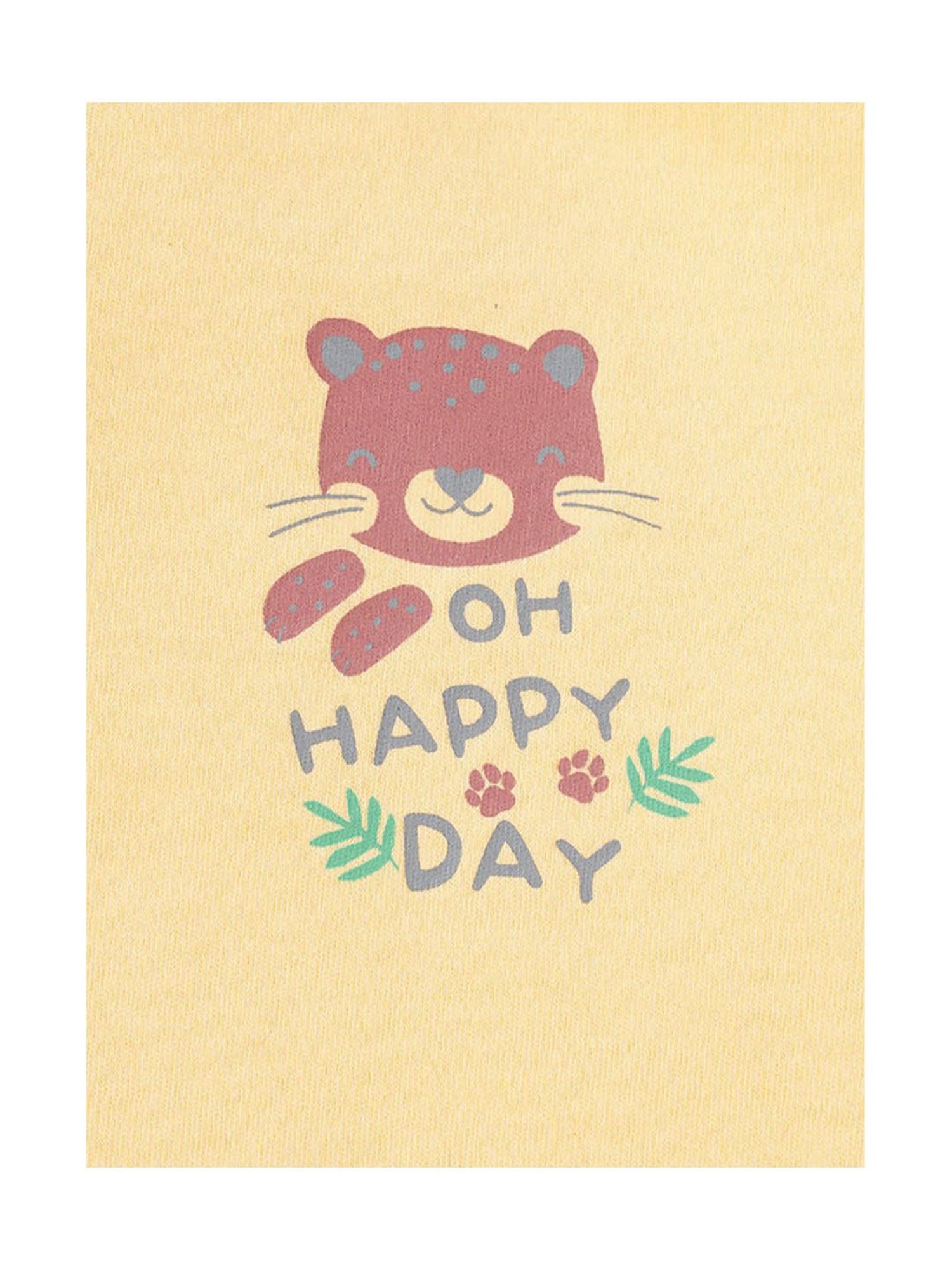 Ed-a-Mamma Baby Multicolor Printed Bodysuit (Pack Of 2)