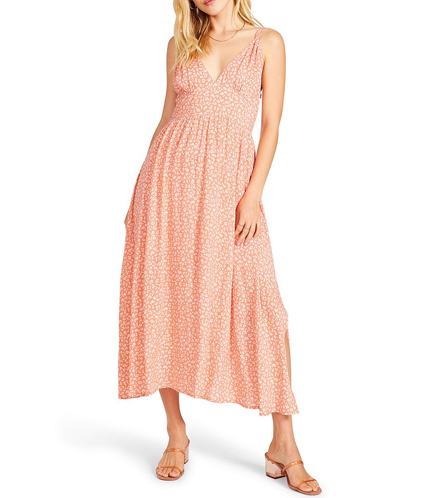 BB Dakota by Steve Madden Kindred Spirit Floral Print Sleeveless Midi Dress