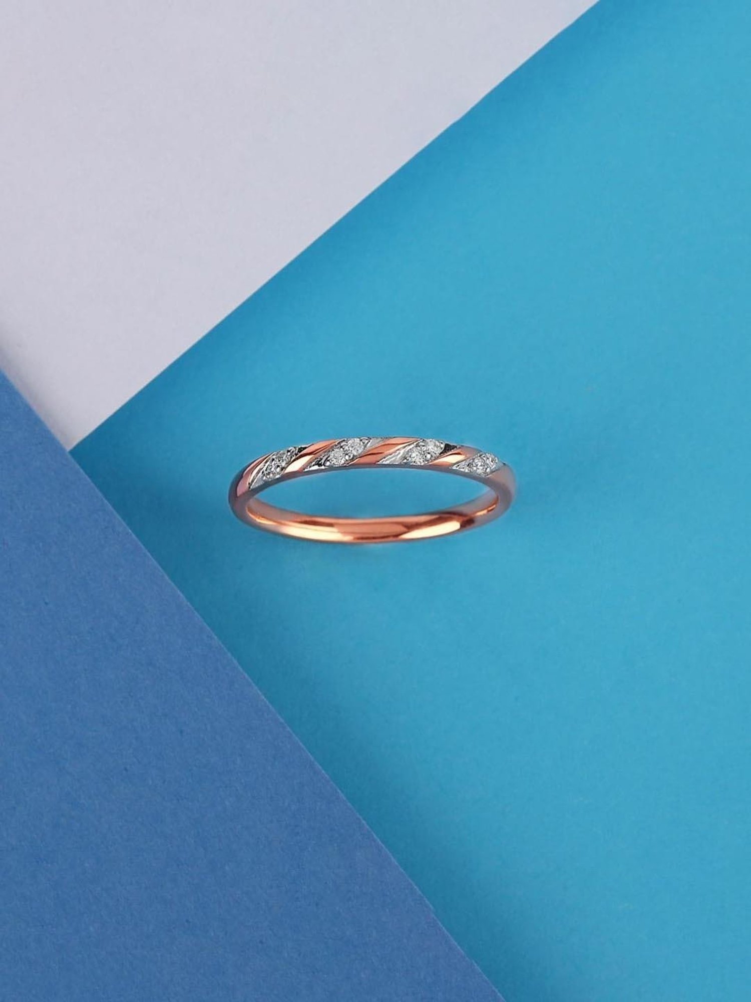 Candere by Kalyan Jewellers 18k Yellow Gold & Diamond Ring for Women