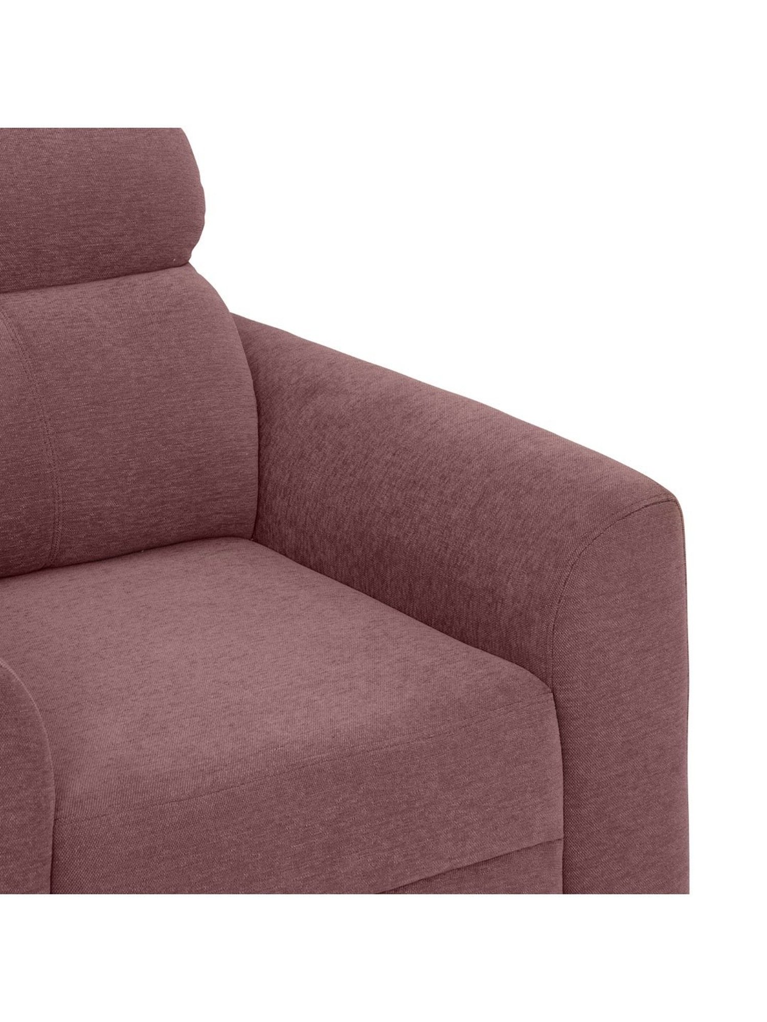 Duroflex Zivo Plus Pink Solid Wood 1 Seater Sofa set