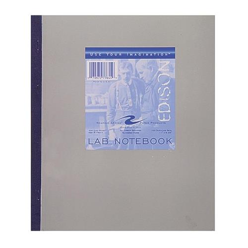 Roaring Spring 77644 Lab Notebook 100 Sheets - 15 lb Basis Weight - 9.25" x 11" - 1Each - Gray Paper
