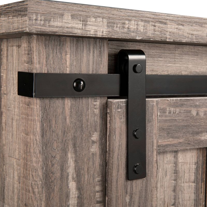 32" TV Stand For TVs up to 40" Aged Wood - Home Essentials