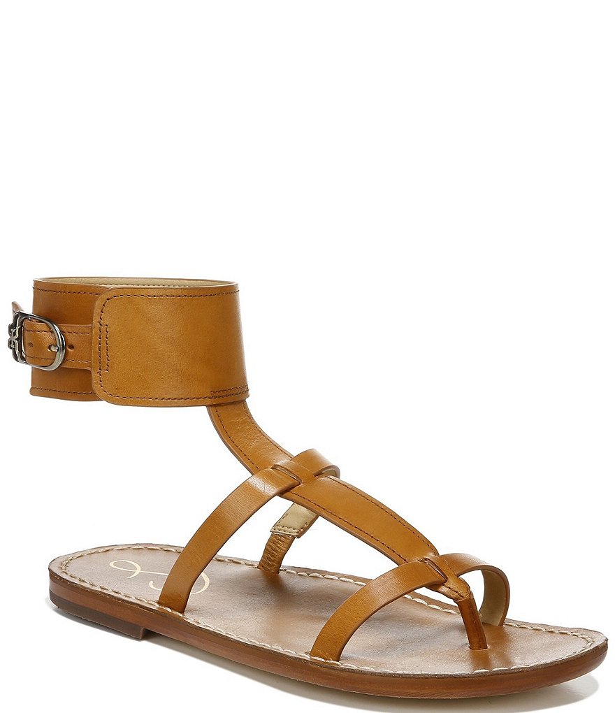 Sam Edelman Mollie Leather Ankle Band Thong Sandals