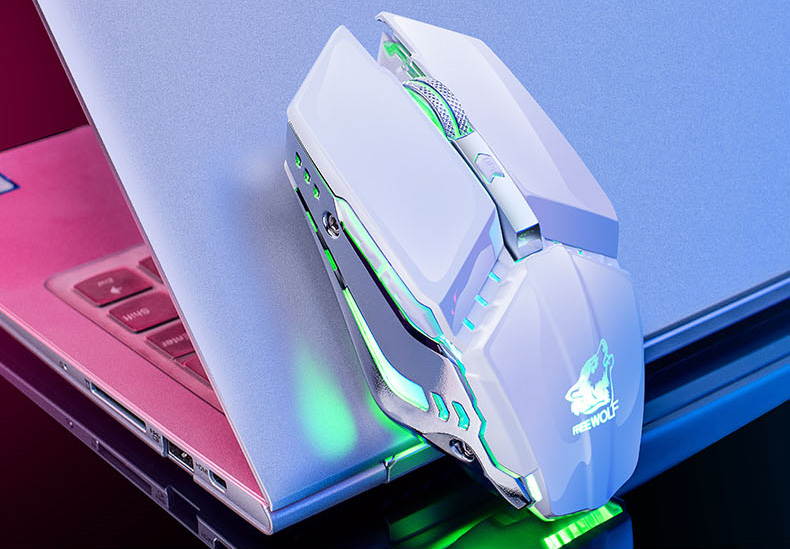 X11 E-sport Wireless Mouse Rechargeable Luminous Mechanical Gaming Mouse