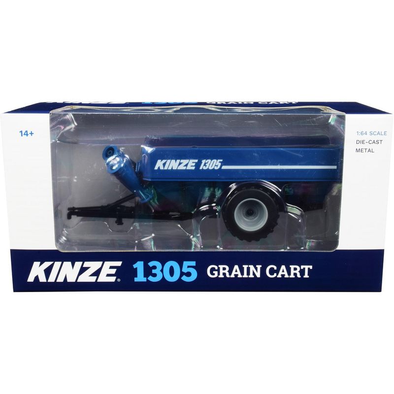 Kinze 1305 Grain Cart Blue 1/64 Diecast Model by SpecCast