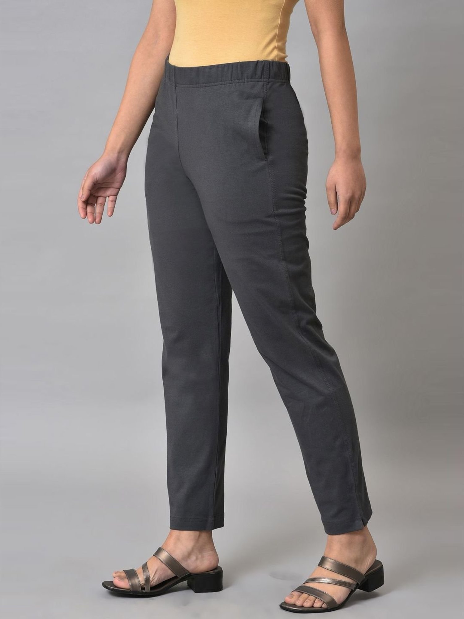 Elleven from Aurelia Grey Regular Fit Pants