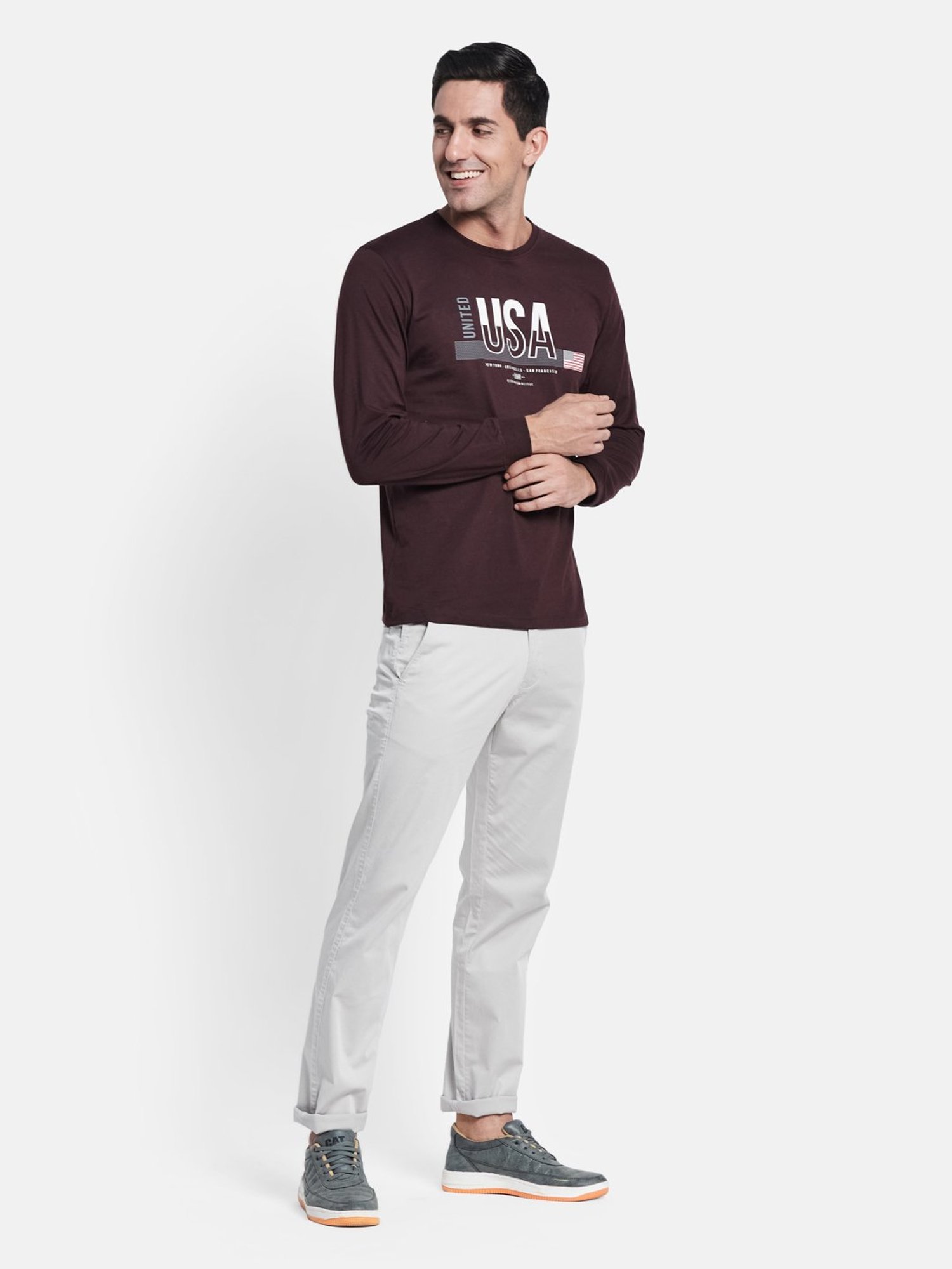 METTLE Dark Wine Crew T-Shirt