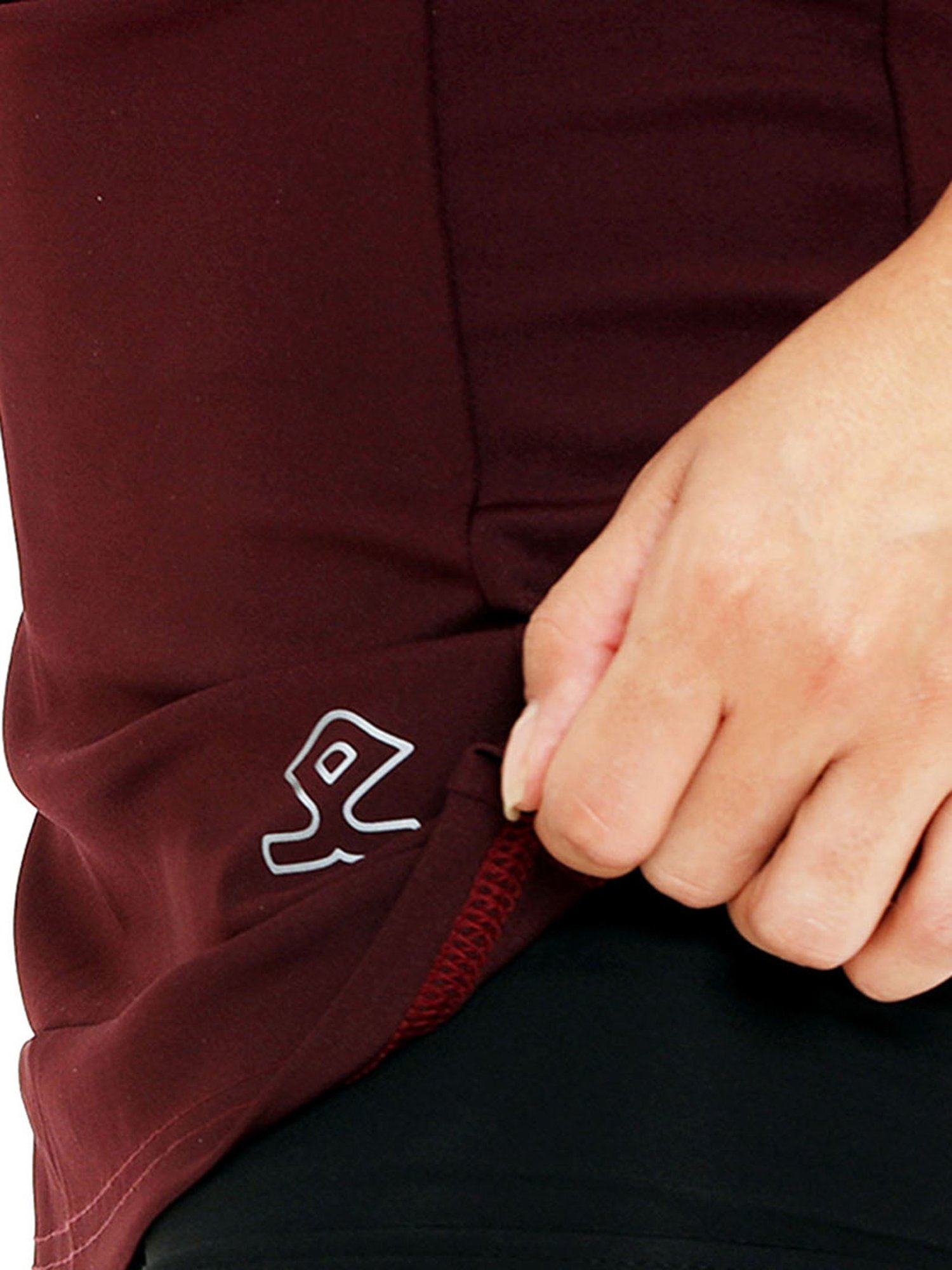 Shrey Maroon Mini Skort