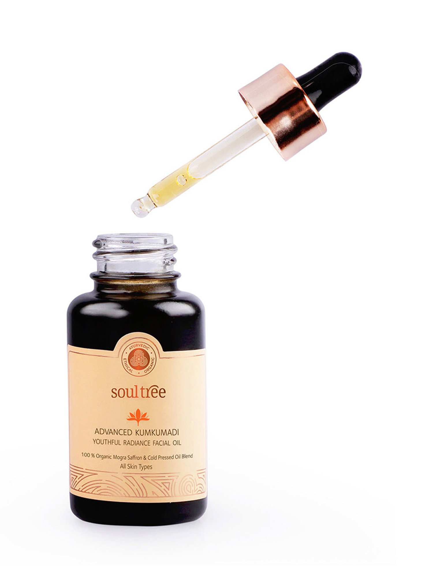 SoulTree Advanced Kumkumadi Youthful Radiance Facial Oil - 30 ml