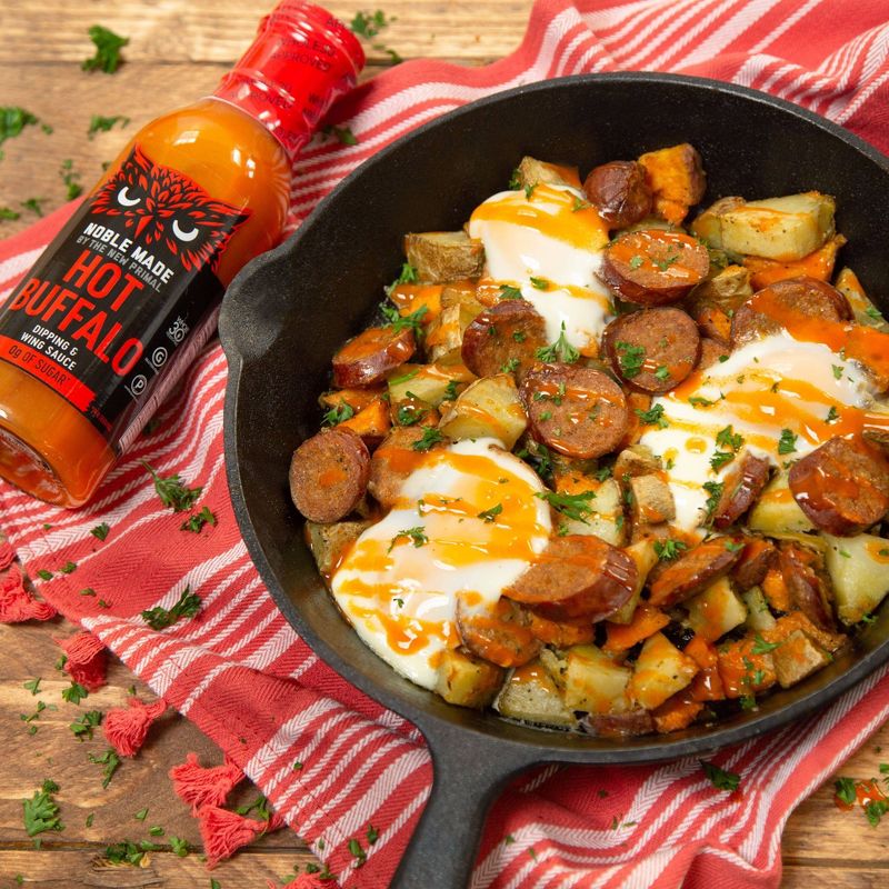Noble Made by The New Primal Hot Buffalo Sauce - 12oz