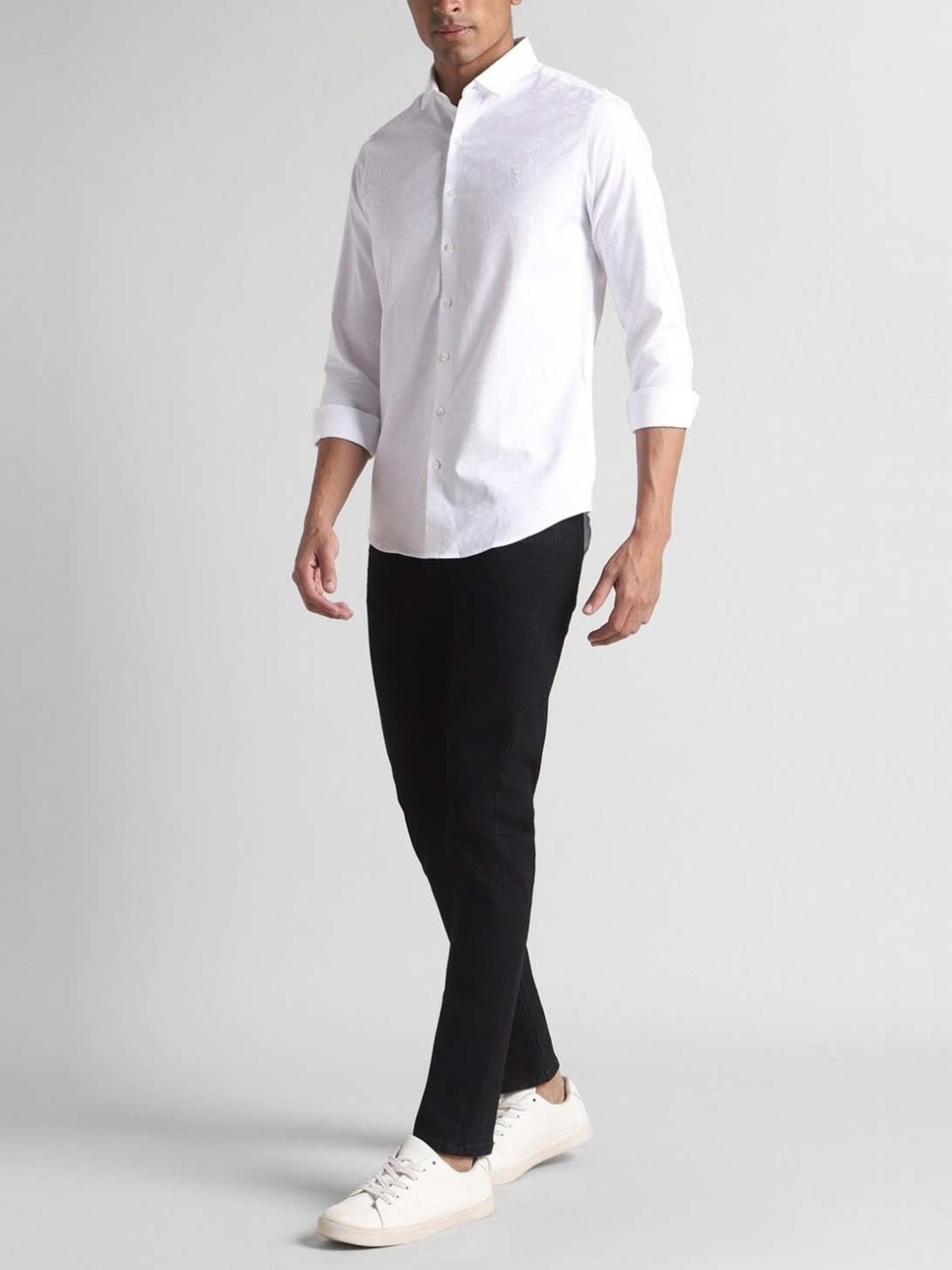 Simon Carter London White Slim Fit Shirt