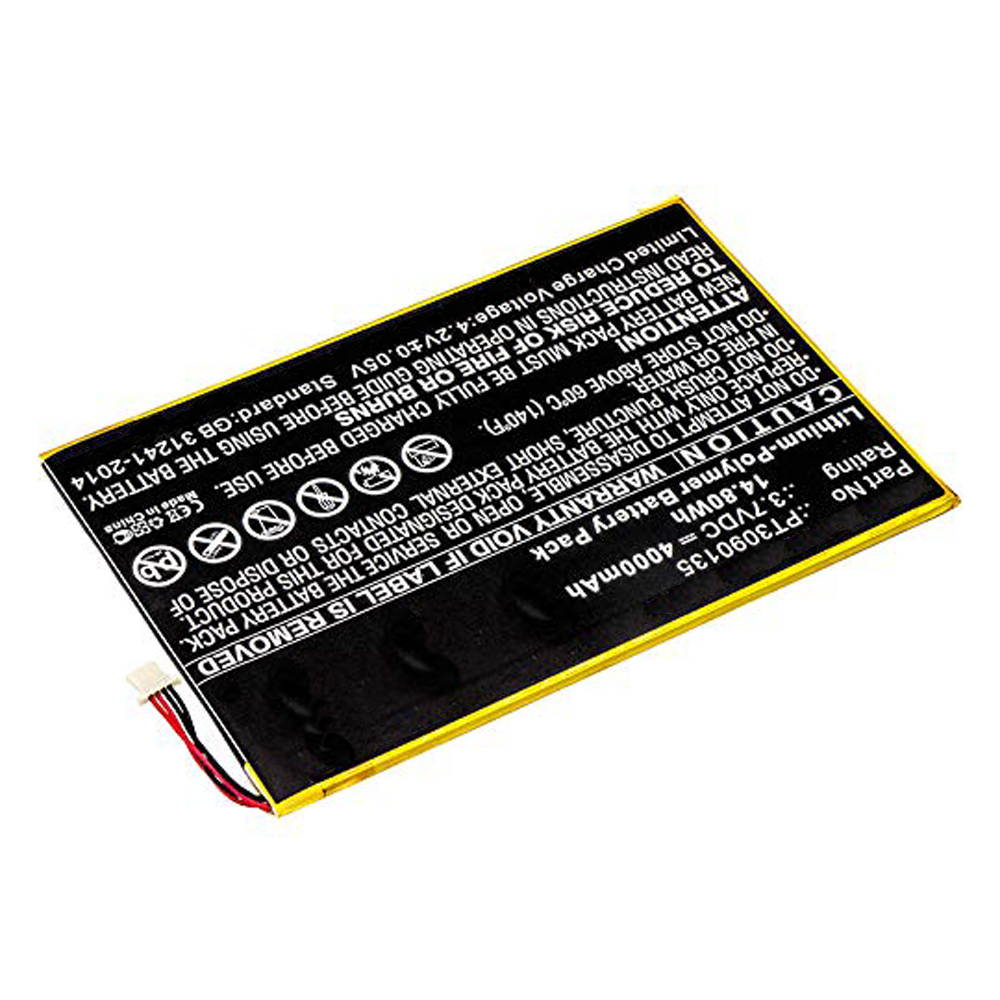 4000mAh PT3090135 Battery Replacement Compatible with RCA Galileo Pro 11.5" RCT6513W87, Viking Pro 10&rdquo; RCT6303W87, RCT6303W87DK Tablet