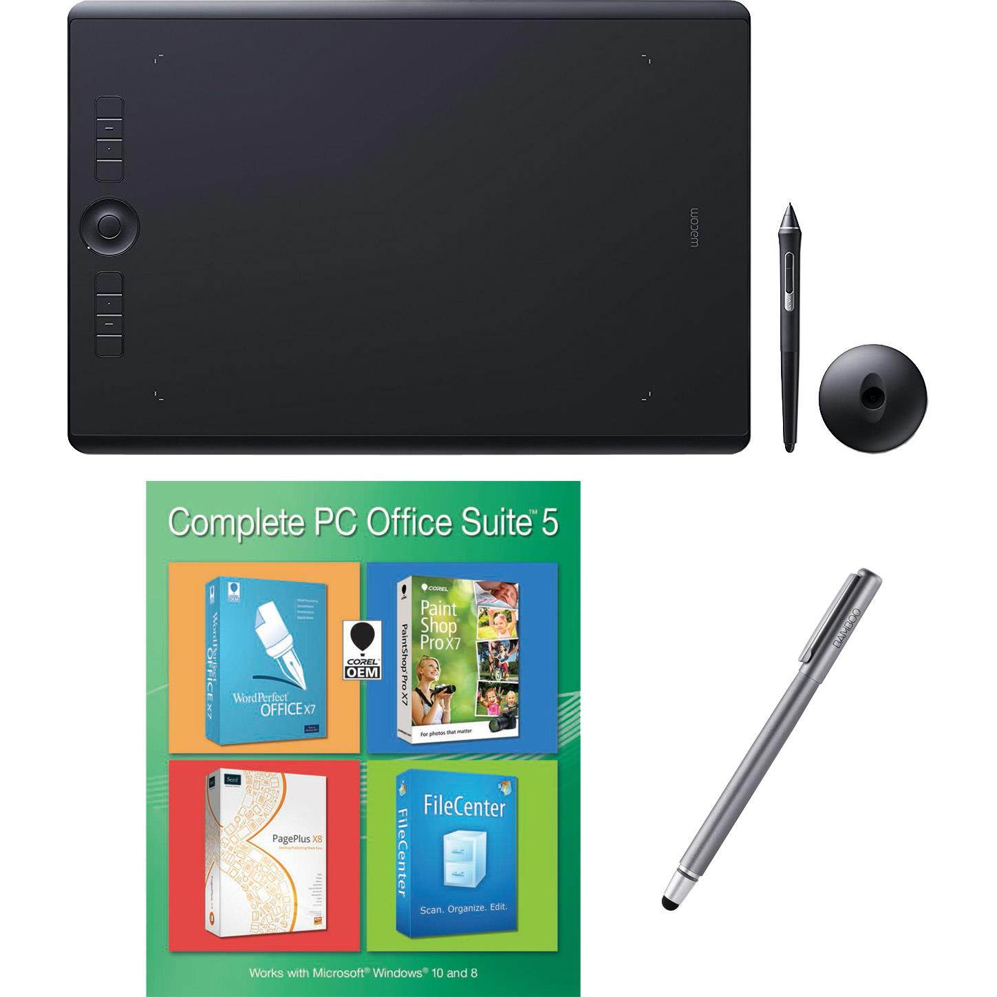 Wacom Intuos Pro Large Bundle w/ Extra Stylus and Corel Office 5