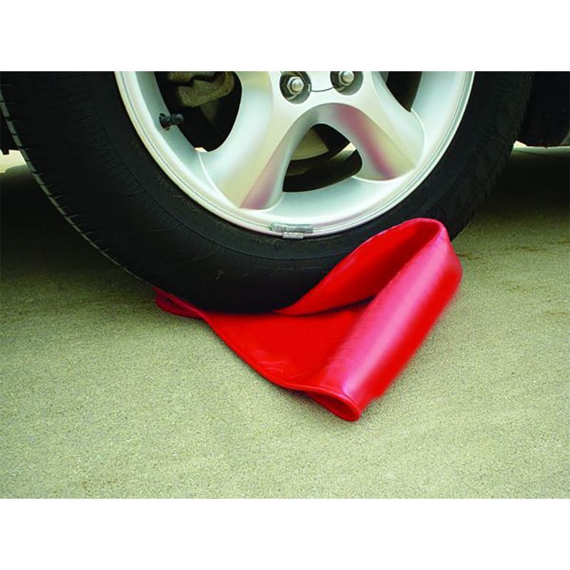 Little Giant FT11RED 11 Gallon Indoor Outdoor Heavy Duty Impact Resistant Multipurpose Farm Bucket Rubber Flex Tub with Handles (4 Pack)