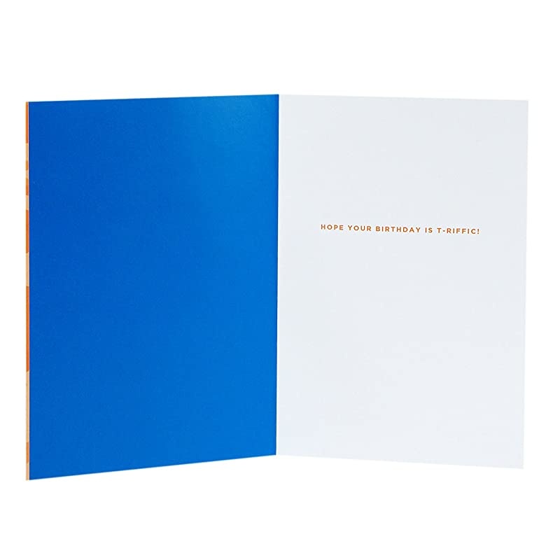 Signature Birthday Card for Boy T Rex