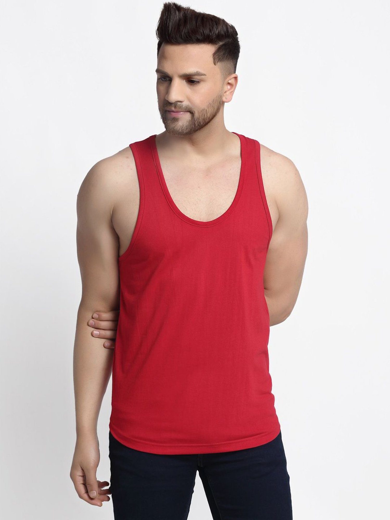 Bodycare Anthra Melange Regular Fit Thermal Top