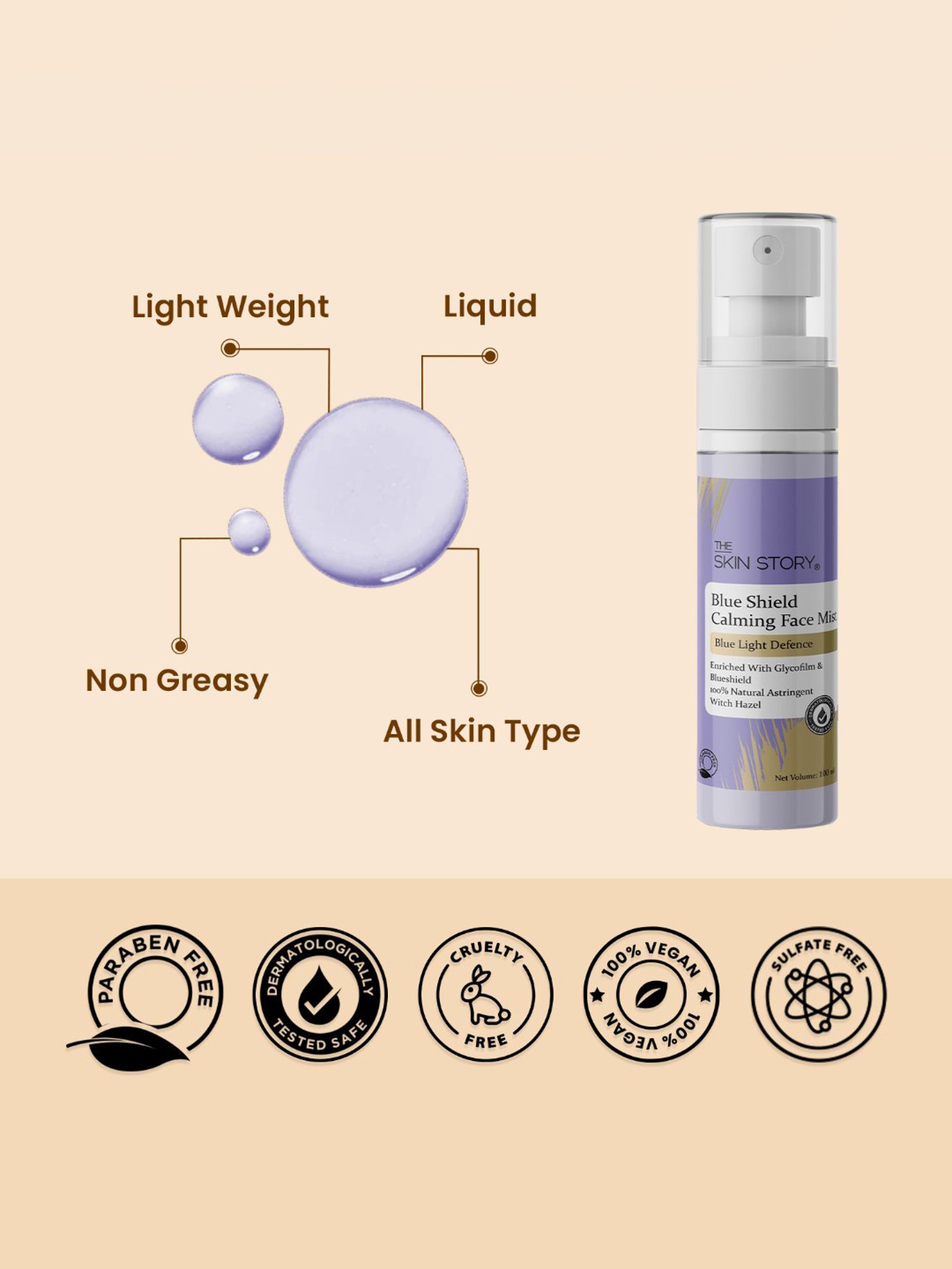 The Love Co. 100% Pure & Natural Rose Water - 100 ml