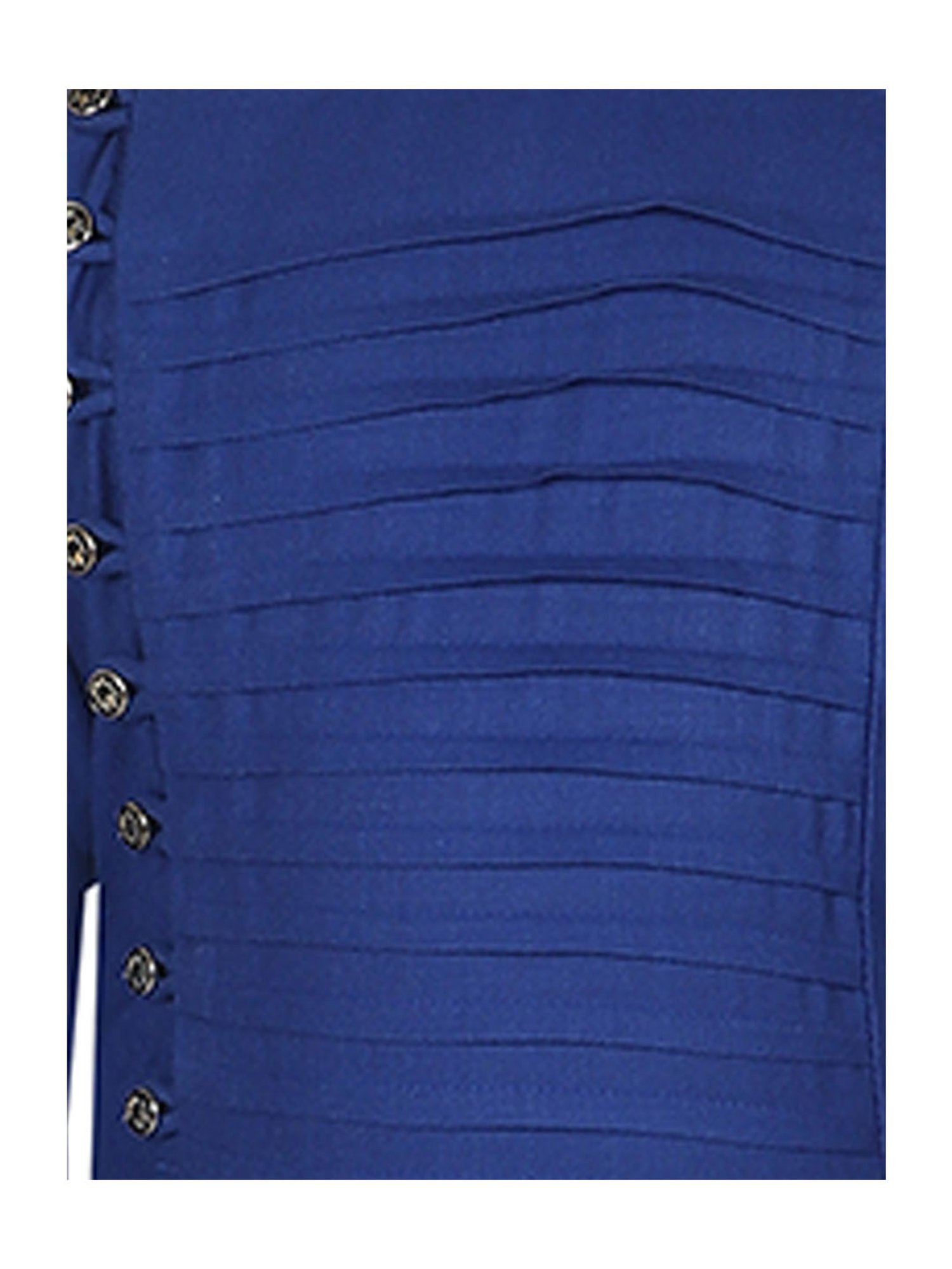 Ahhaaaa Kids Blue & White Solid Kurta with Pyjamas