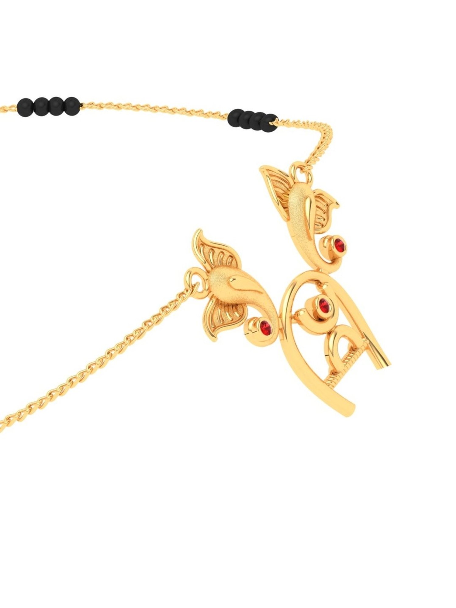 P.C. Chandra Jewellers 22k Yellow Gold Dazzling Mangalsutra Necklace