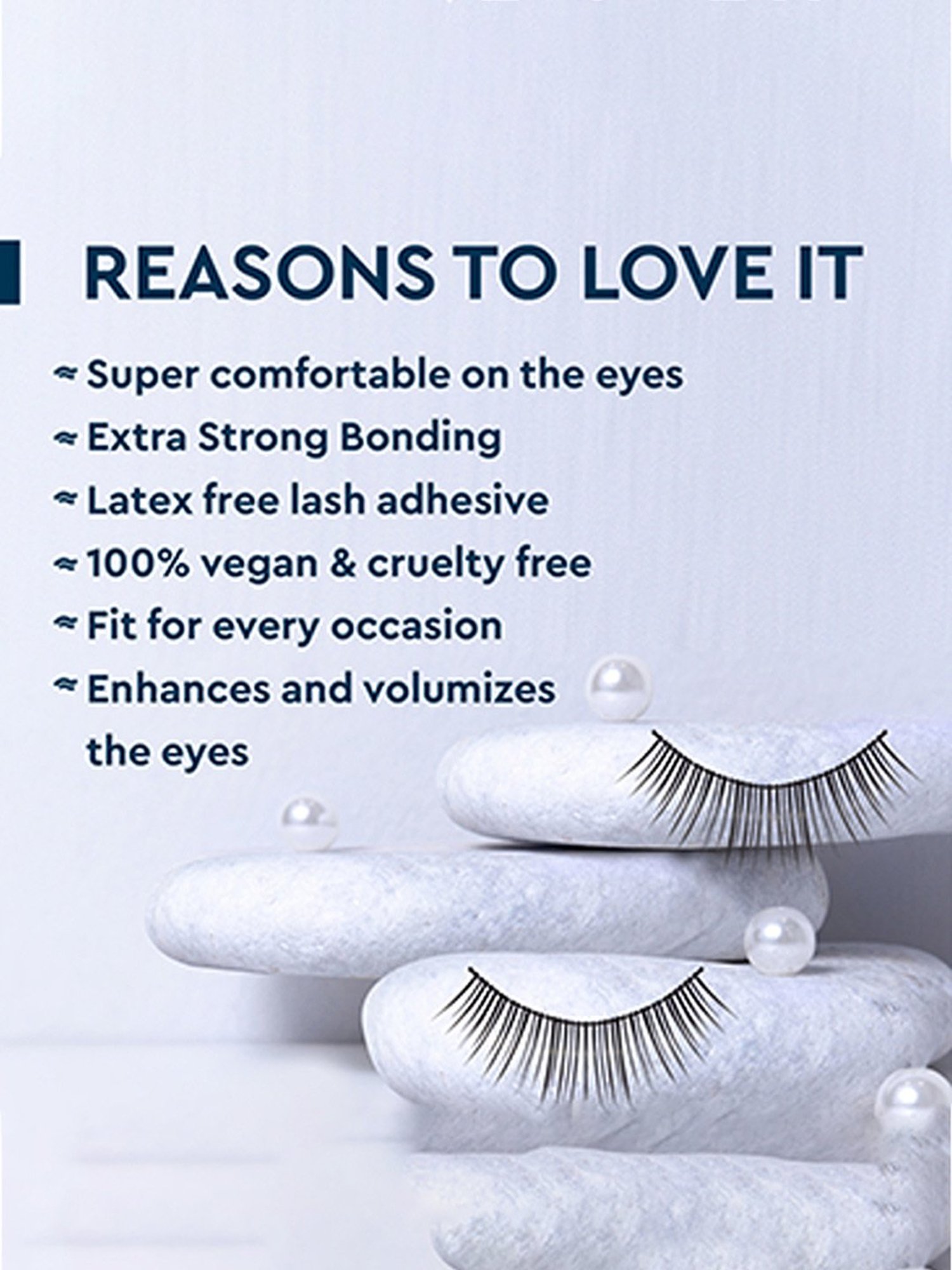 GUBB Faux Eyelashes, False Eyelash Set for Eye Makeup - Classic