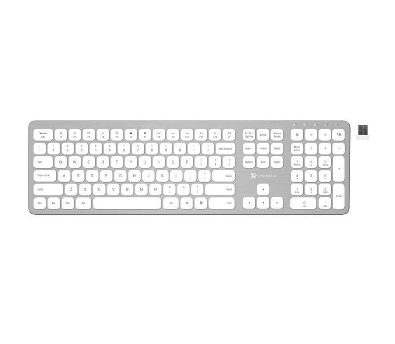 X9 Performance Slim RF Wireless Full Rechargeable 110 Key Keyboard