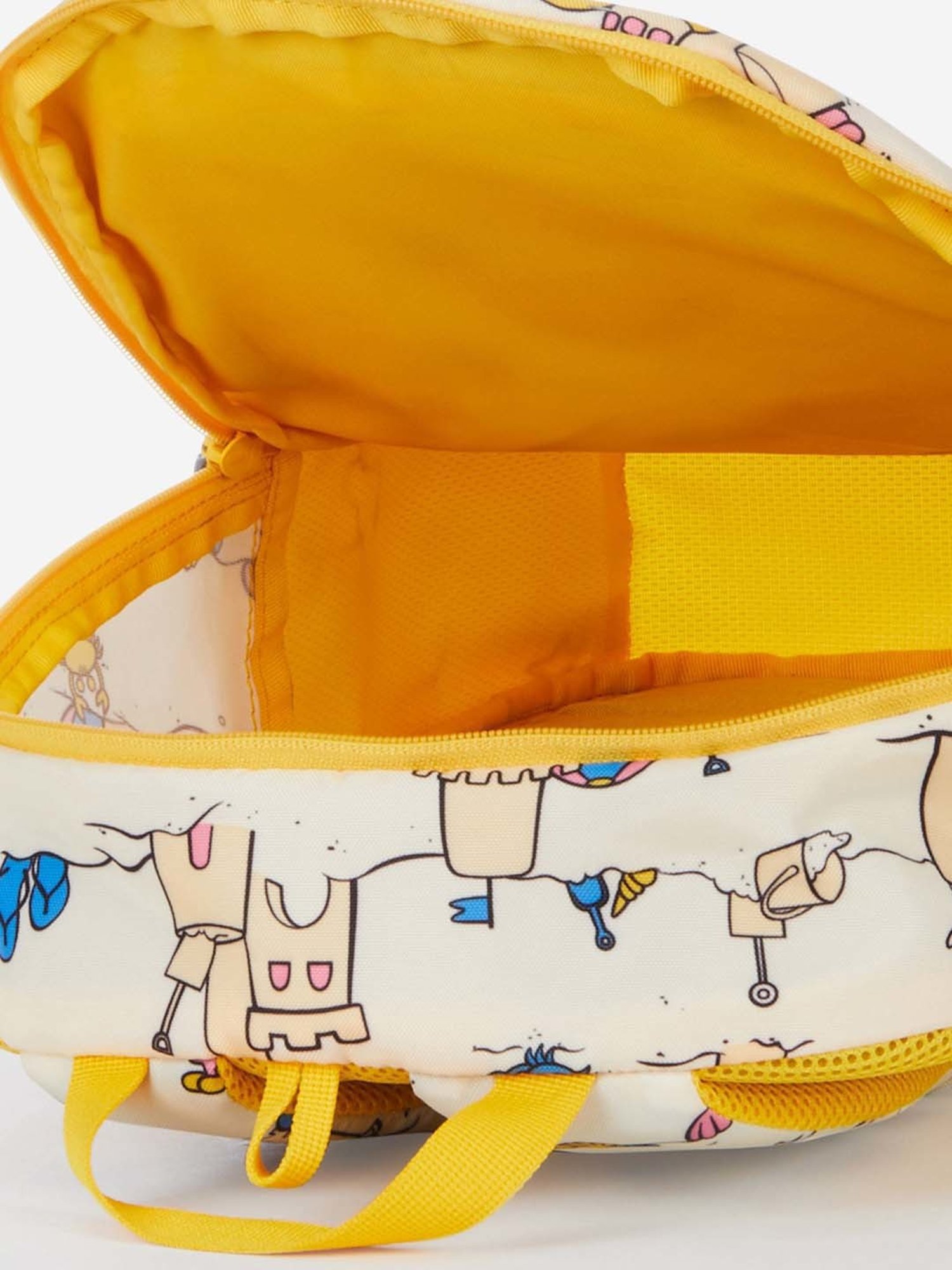 Wiki 15 Ltrs Yellow Medium Backpack