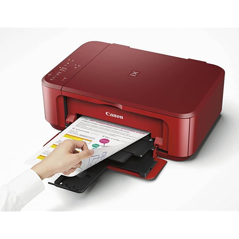 PIXMA MG3620 Wireless AllInOne Color Inkjet Printer with Mobile and Tablet Printing Red