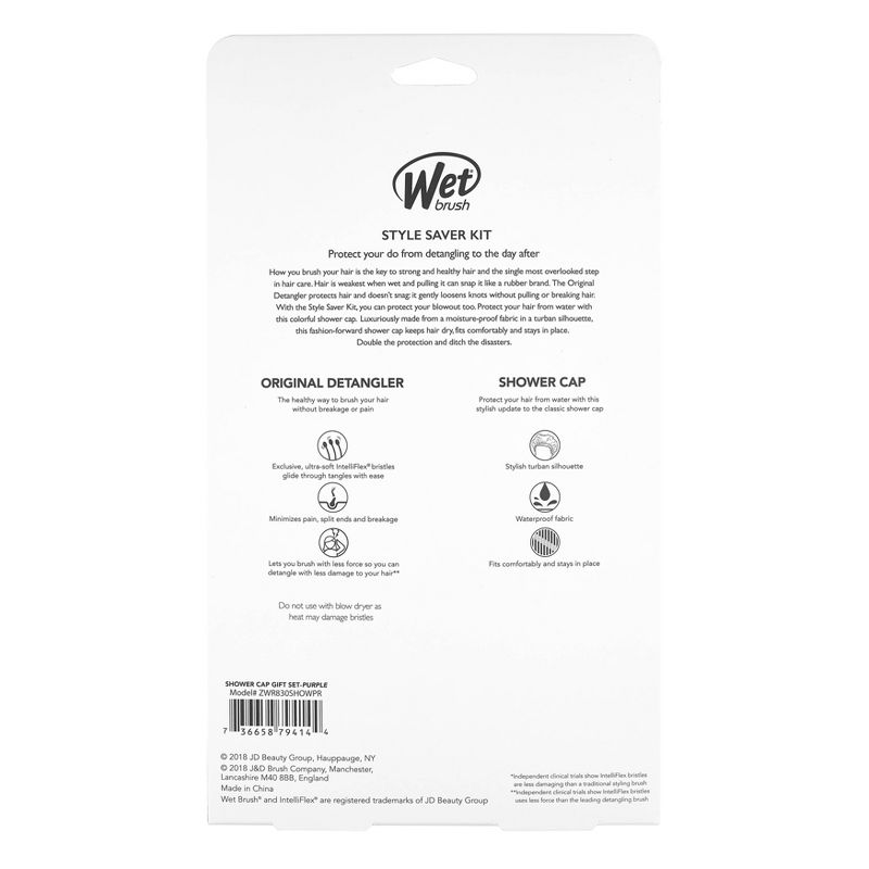 Wet Brush Style Saver Combo Kit - Purple