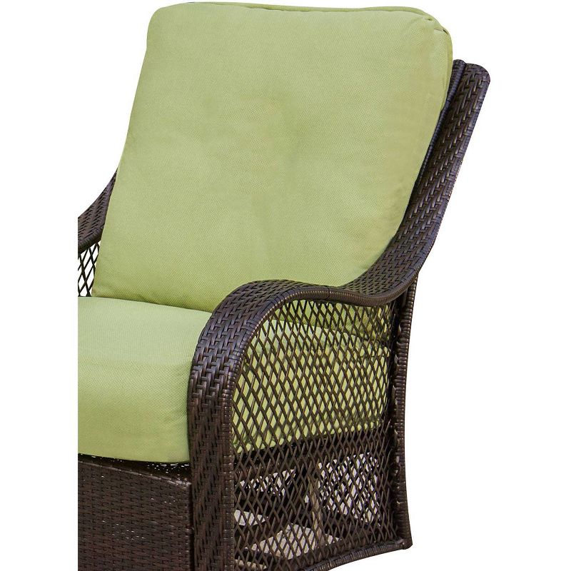 Orleans 3pc Swivel Gliders Patio Seating Set Green - Hanover