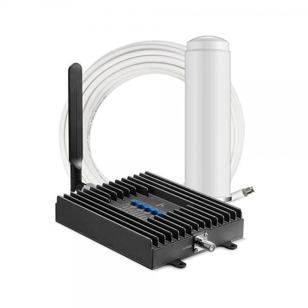 SureCall Fusion4Home Omni/Whip, Cell Phone Signal Booster Kit for All Carriers 3G/4G LTE up to 2,000 Sq Ft