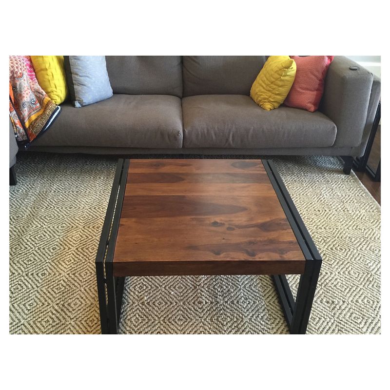 Reclaimed Solid Sheesham Wood Coffee Table Natural - Timbergirl