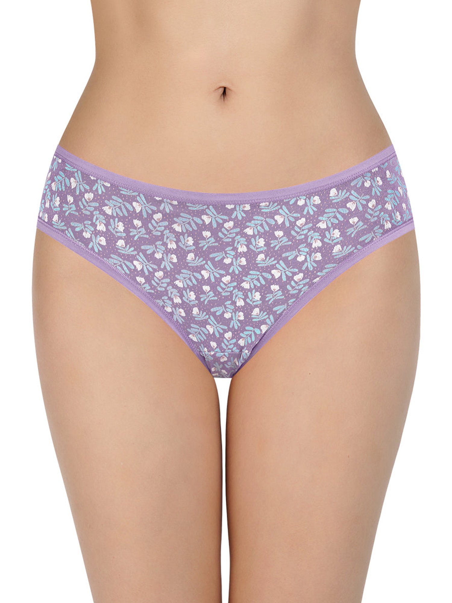 Lyra Assorted Color Cotton Printed Hipster Panties - Pack Of 4