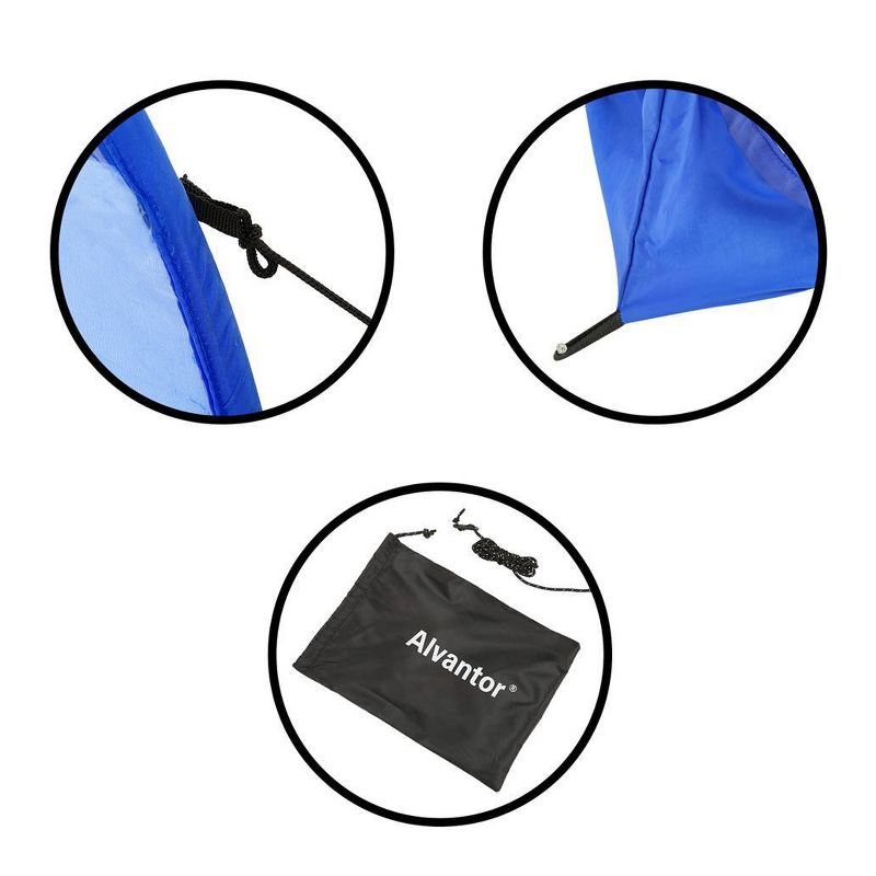 3.5' x 3.5' x 5' Weather-Proof Sports Pod Pop-up Tent - Alvantor