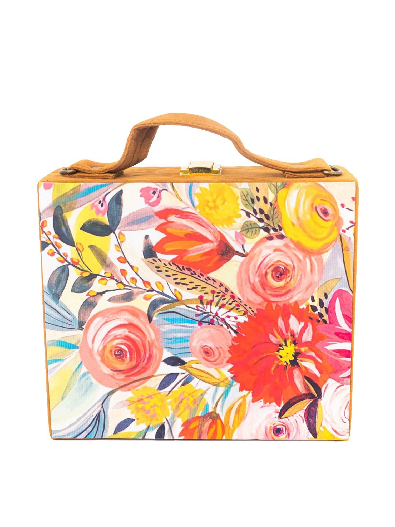 NR by Nidhi Rathi White Fabric Clutch