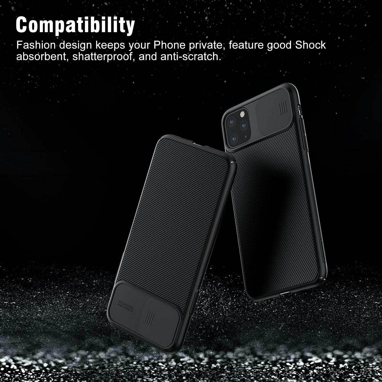 Nillkin Camera Protection Slide Case For iPhone 11 Pro Max Ultra Thin Back Cover