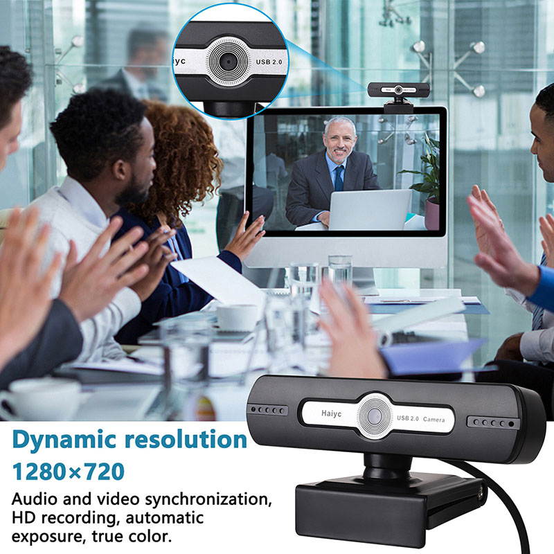 Built-in Microphone Digital Webcam USB Camera HD Webcam 720P