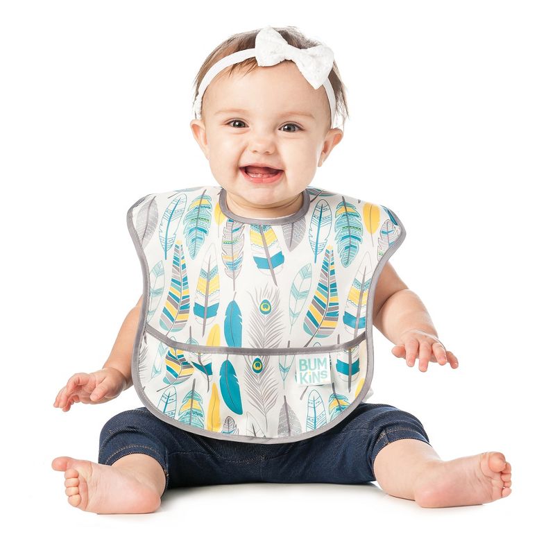 Bumkins SuperBib 3pk Neutral Fashion Prints