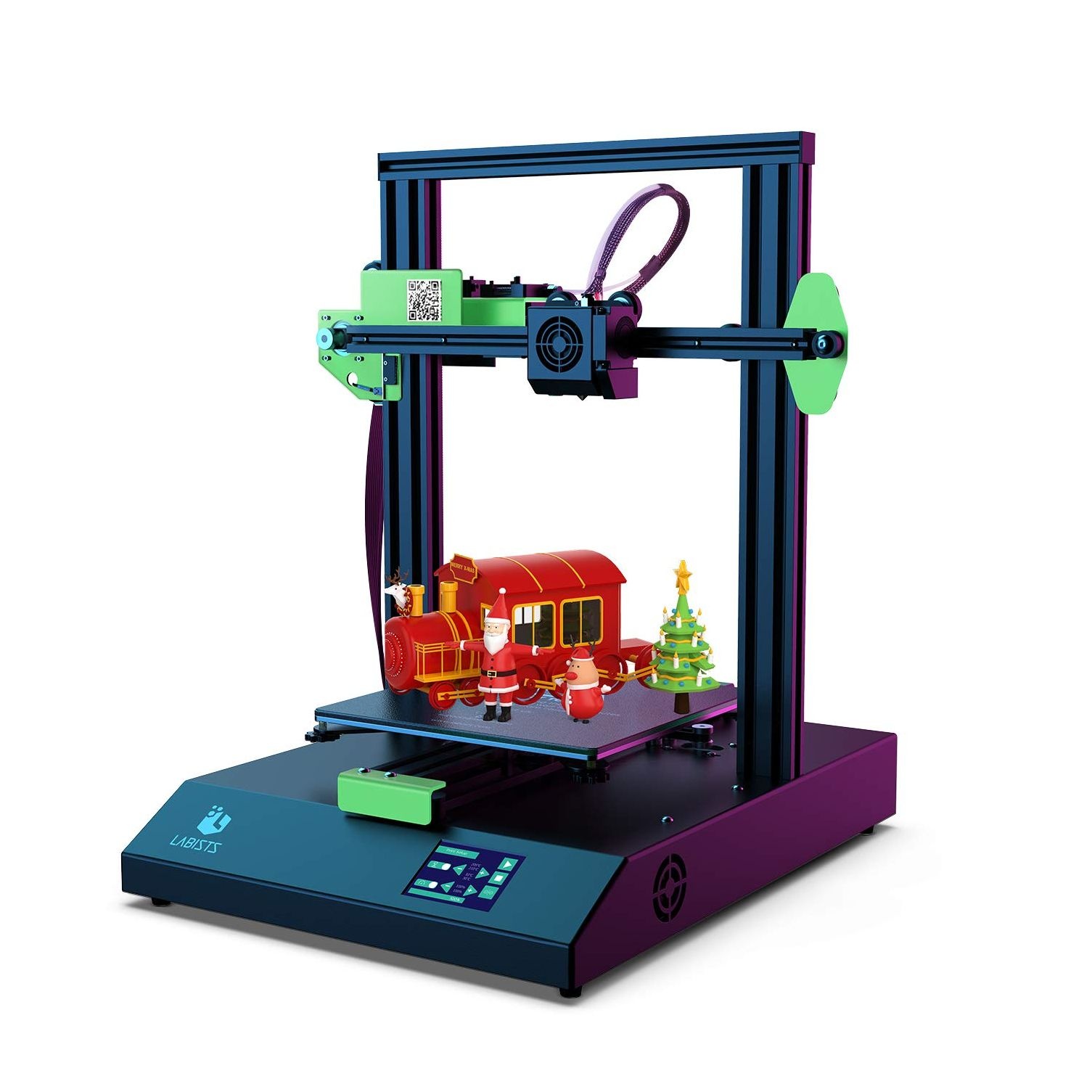3D Printer, Auto Leveling 3D Printer DIY Kit for Adults with Resume Printing Function, Touch Screen, Filament Detection