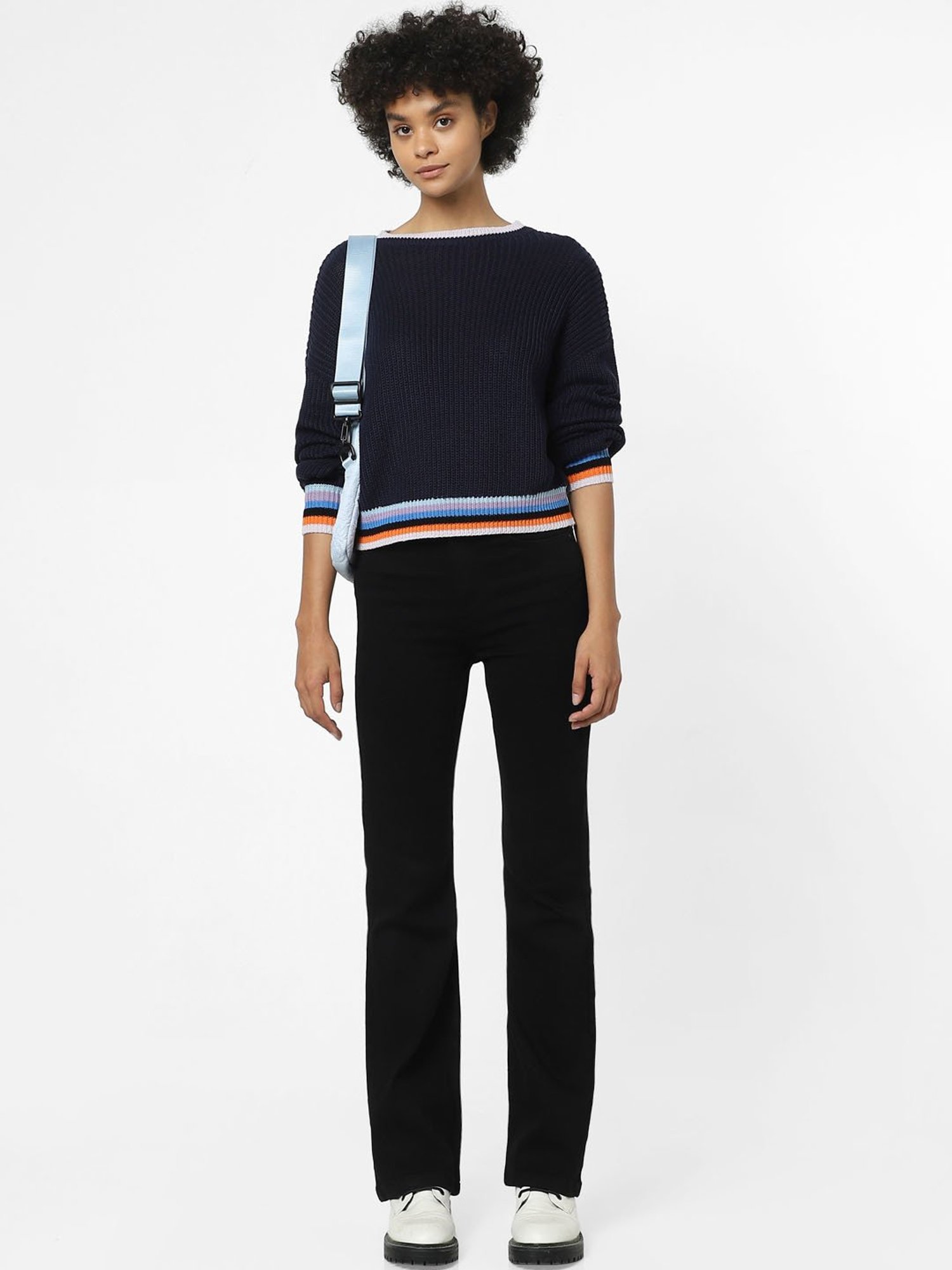 Only Navy Regular Fit Pullover