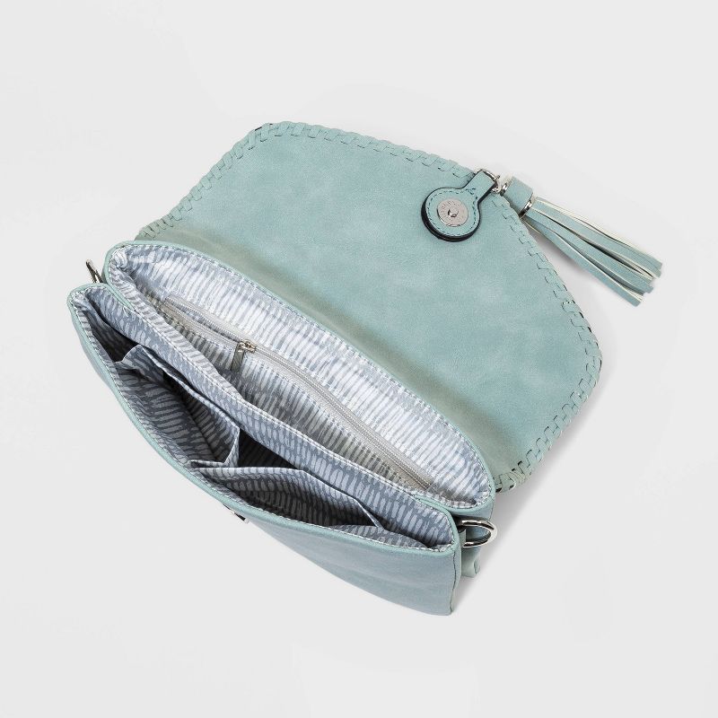 VR NYC Magnetic Closure Crossbody Bag - Green