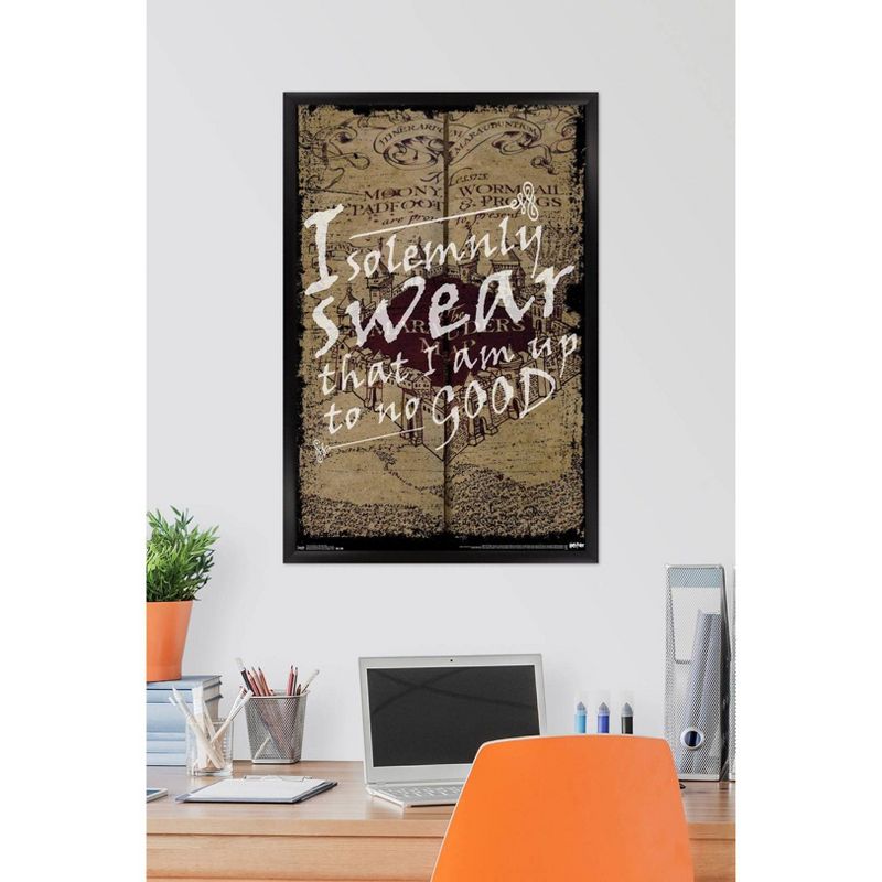 Harry Potter - Marauder's Map Framed Poster Trends International