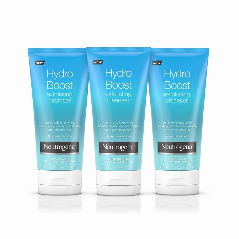 Neutrogena Hydro Boost Gentle Exfoliating Facial Cleanser - 5oz
