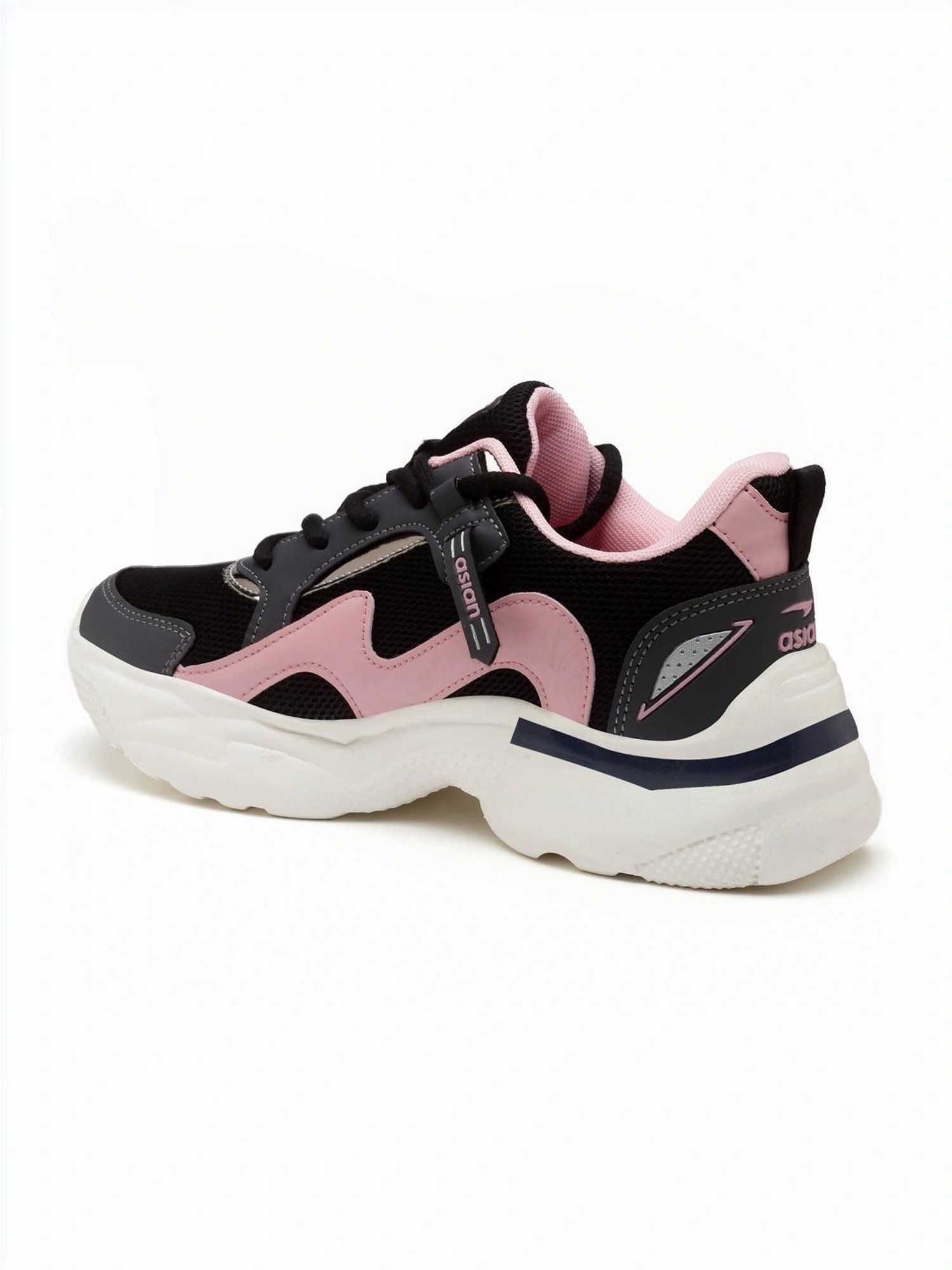 Asian Women's Black Running Shoes