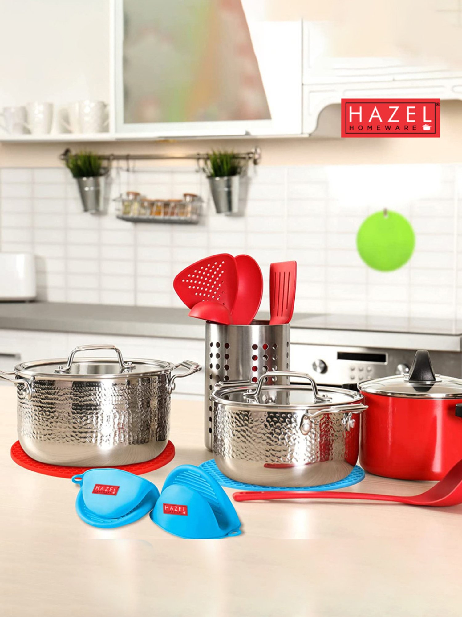 ICRAFT Multicolor Mdf Mor Series Trivets - Set of 4