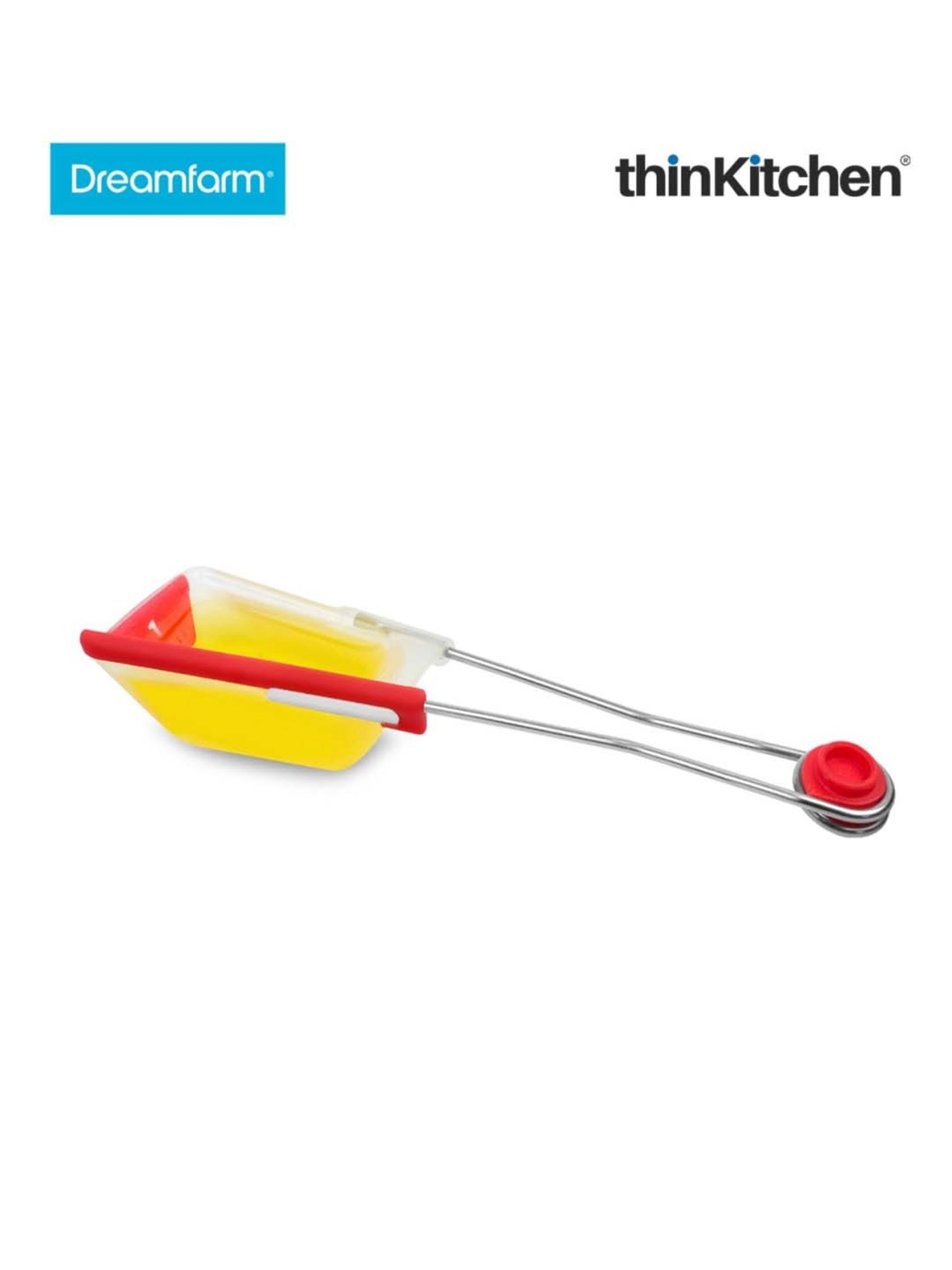 Dreamfarm Red Polypropylene Levoons Self-Leveling Measuring Spoon - Set of 4
