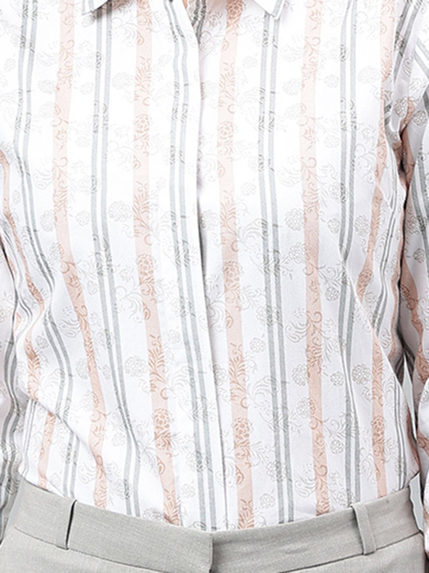 Van Heusen Maroon Plain Formal Shirt