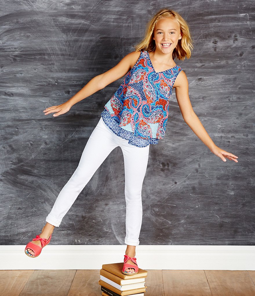 Celebrity Pink Big Girls 7-16 Colored Denim Skinny Jeans