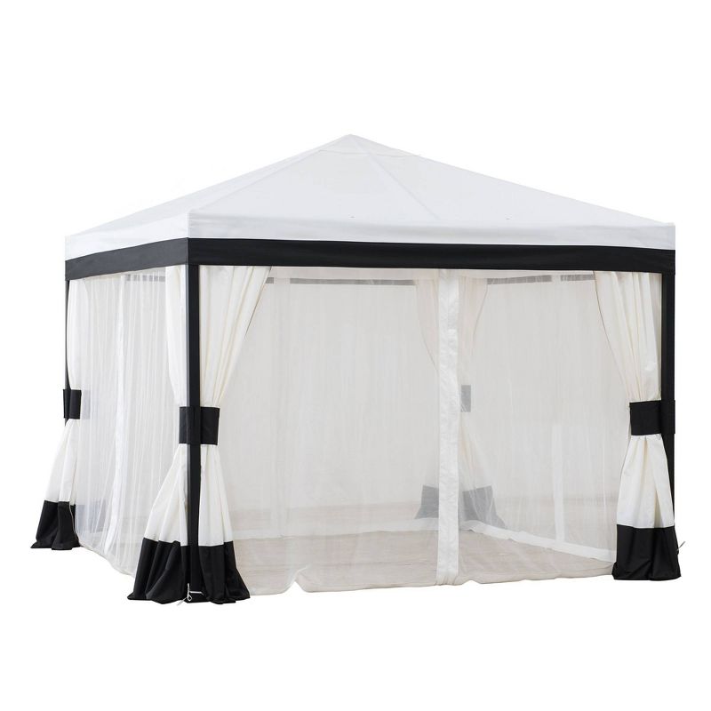 Kupperswick 10' X 10' Steel Frame Backyard Vented Gazebo - Sunjoy