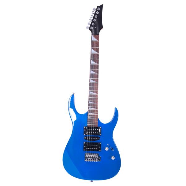 170 Burning Fire Style Professional Electric Guitar with Bag + Strap + Paddle + Rocker + Cable + Wrench Tool